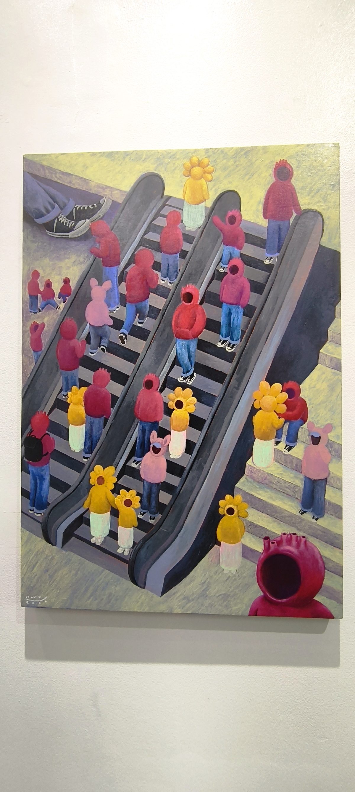 All Walks Of Life — acrylic on canvas, Owey Ramos, 2026