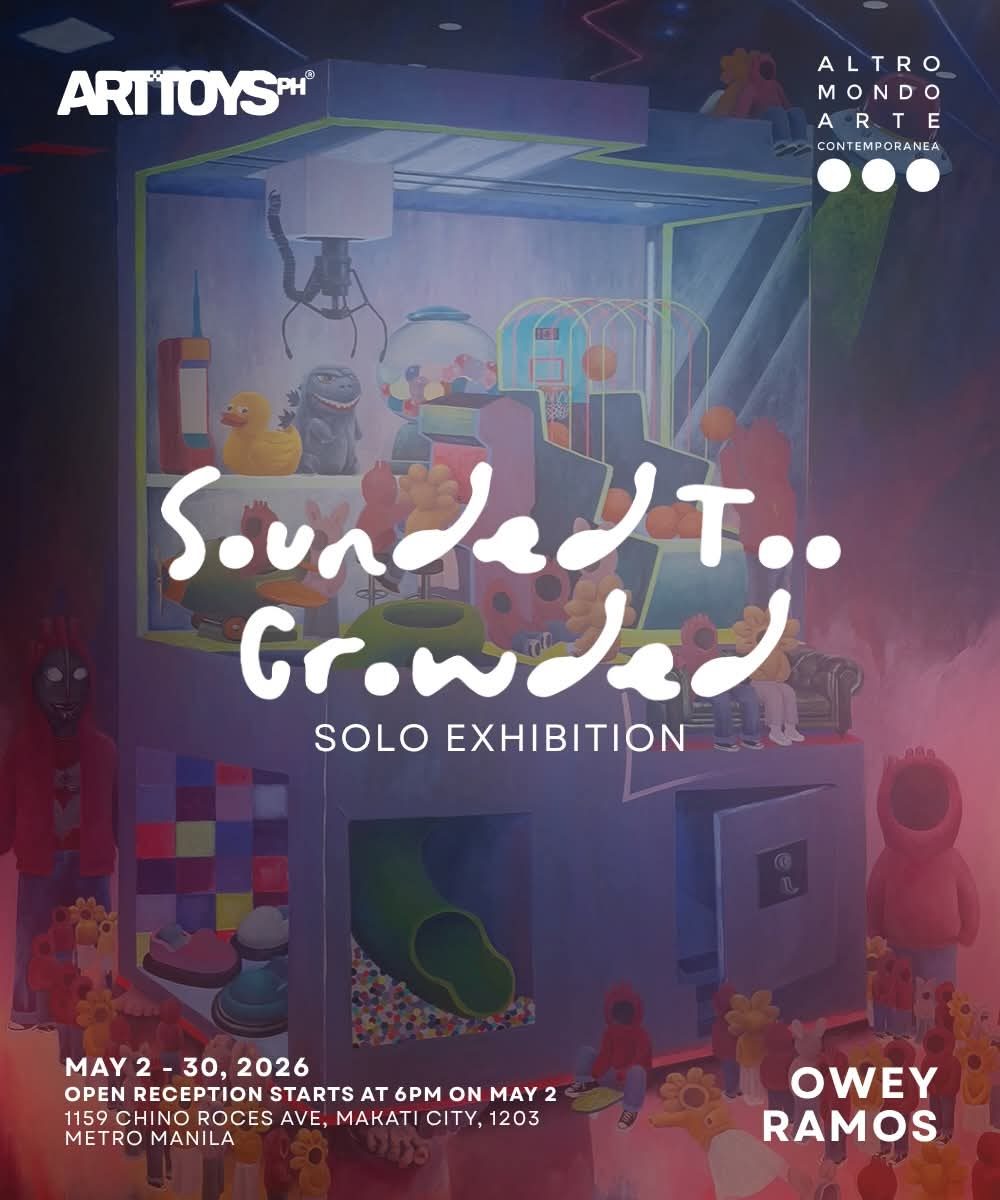 Sounded Too Crowded — Exhibition Poster, Owey Ramos, 2026